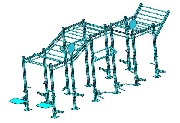 محطة تدريب بار (تحاكي حركة القرد) C27