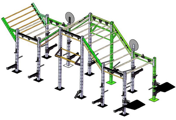 محطة تدريب بار (تحاكي حركة القرد) C30