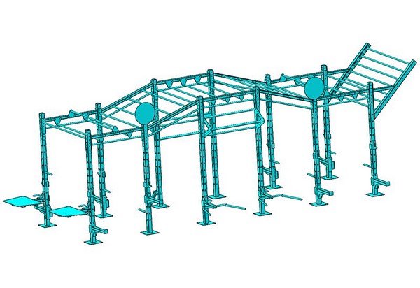 محطة تدريب بار (تحاكي حركة القرد) C32