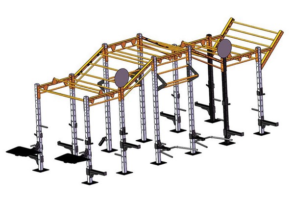 محطة تدريب بار (تحاكي حركة القرد) C40