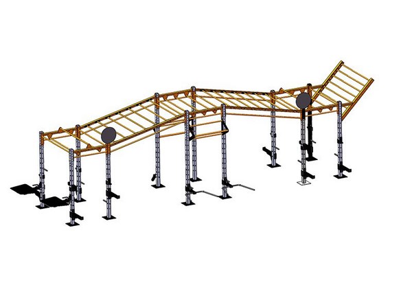 محطة تدريب بار (تحاكي حركة القرد) C49